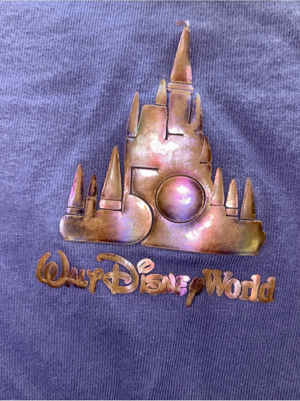 Walt Disney World 50th Anniversary Spirit Jersey For Adults XXLarge - Picture 3 of 5